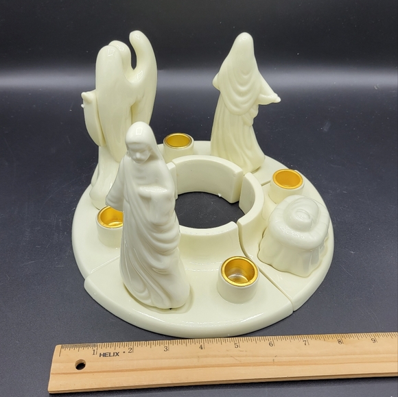 House Of Lloyd Nativity Advent Centerpiece Vintage 1998 Christmas - Picture 7 of 12